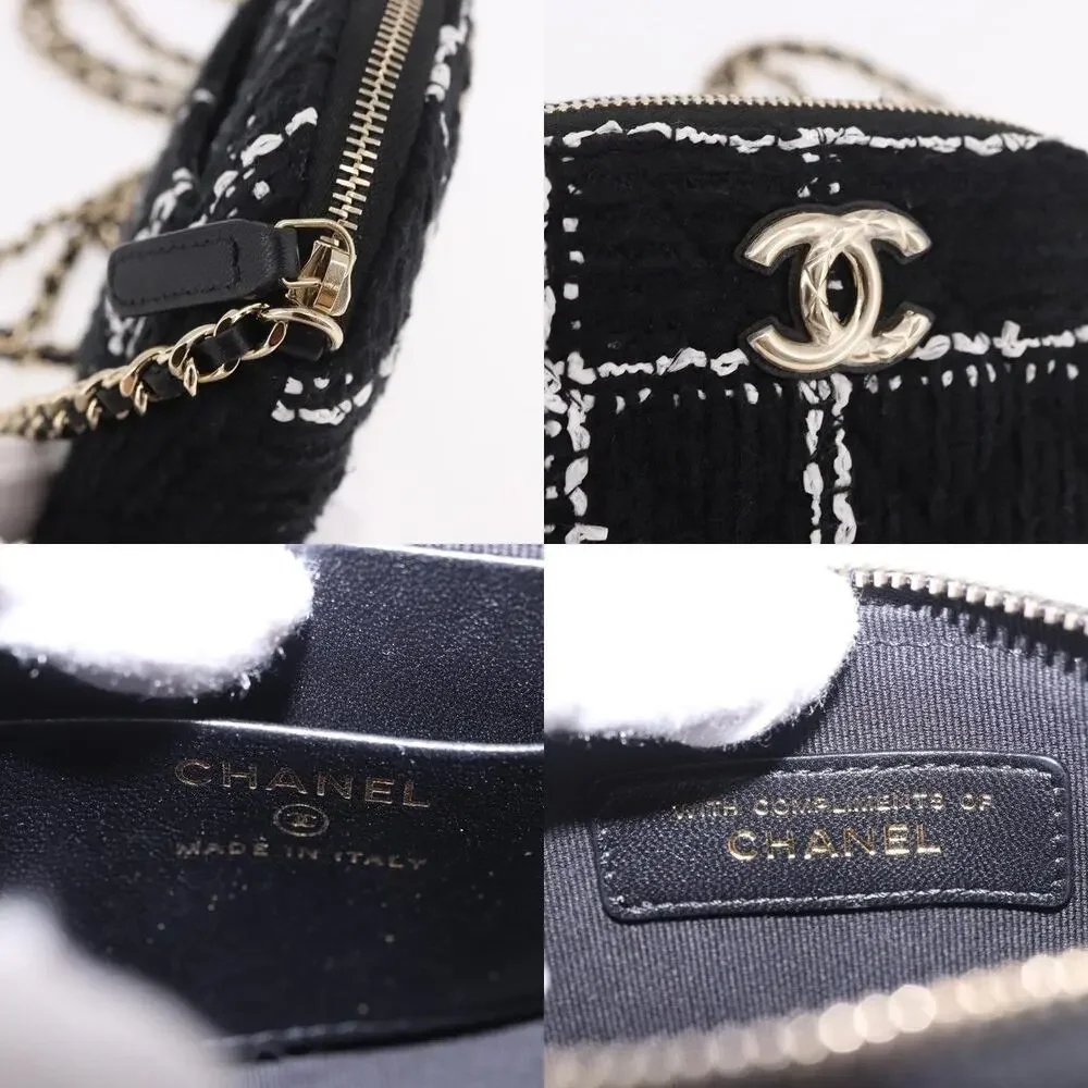 Chanel Matelasse Chain Shoulder Bag Black